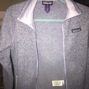 Patagonia light jacket purple xs
